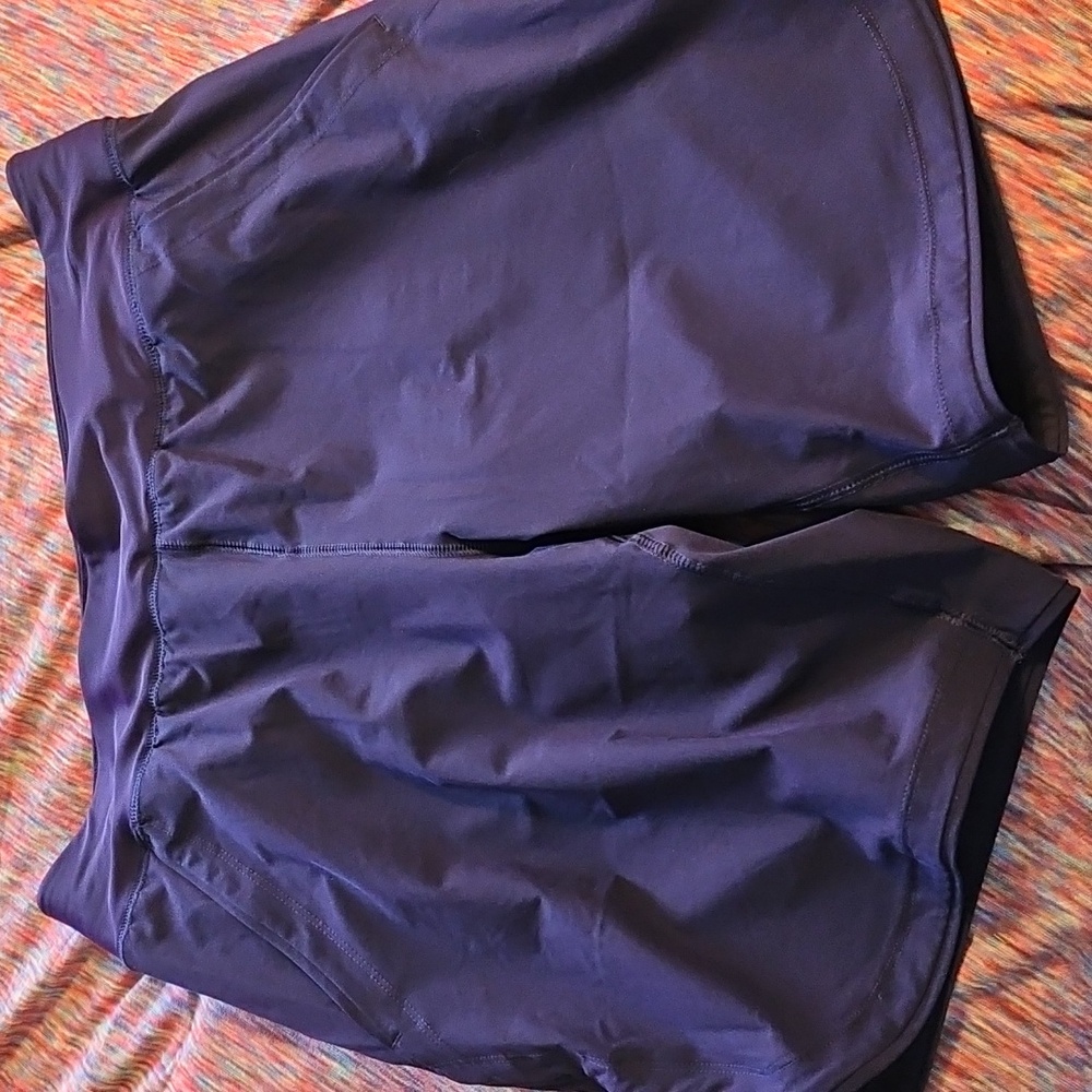 Lands' End Women's Purple Swim Trunks Athletic Shorts